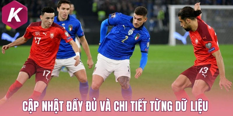 Cập nhật đầy đủ và chi tiết từng dữ liệu